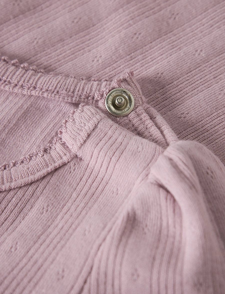 name it - NBFTURBINE LS BODY - rompers met lange mouwen - dawn pink - 3