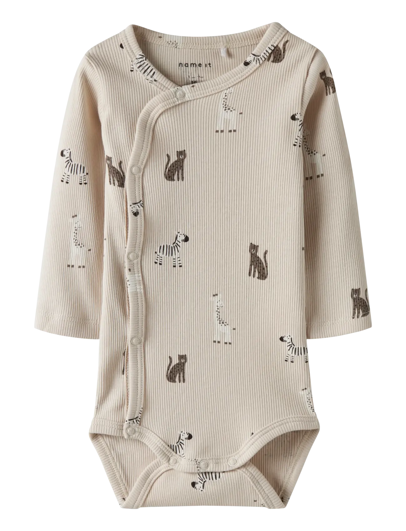 name it NBNTOLLA LS WRAP BODY - 4 for 3 - SUMMER SAND / beige
