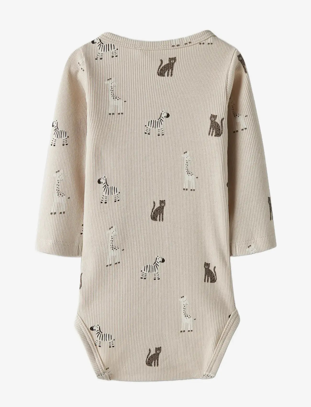 name it - NBNTOLLA LS WRAP BODY - omslagrompers - summer sand - 2