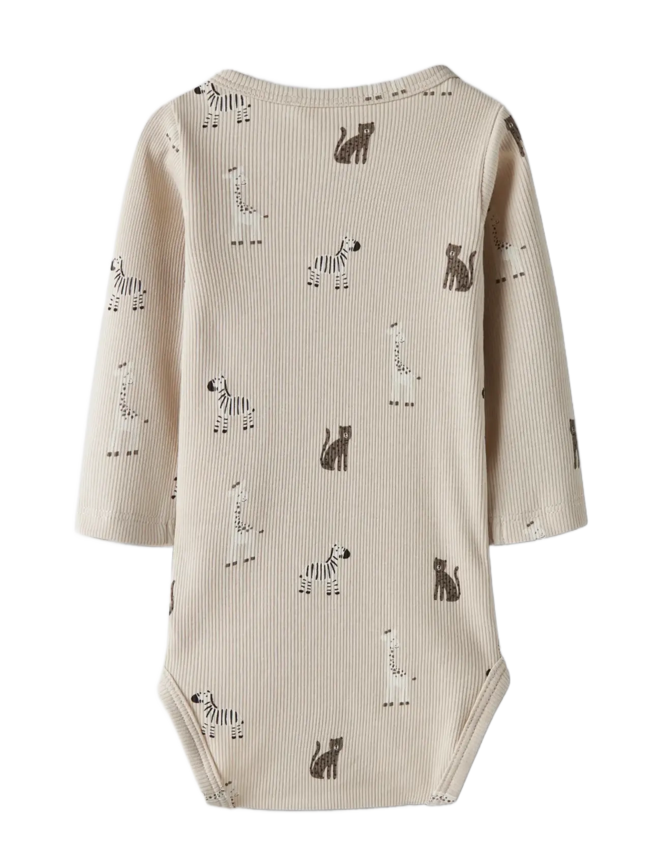 name it - NBNTOLLA LS WRAP BODY - wickelbodys - summer sand - 2