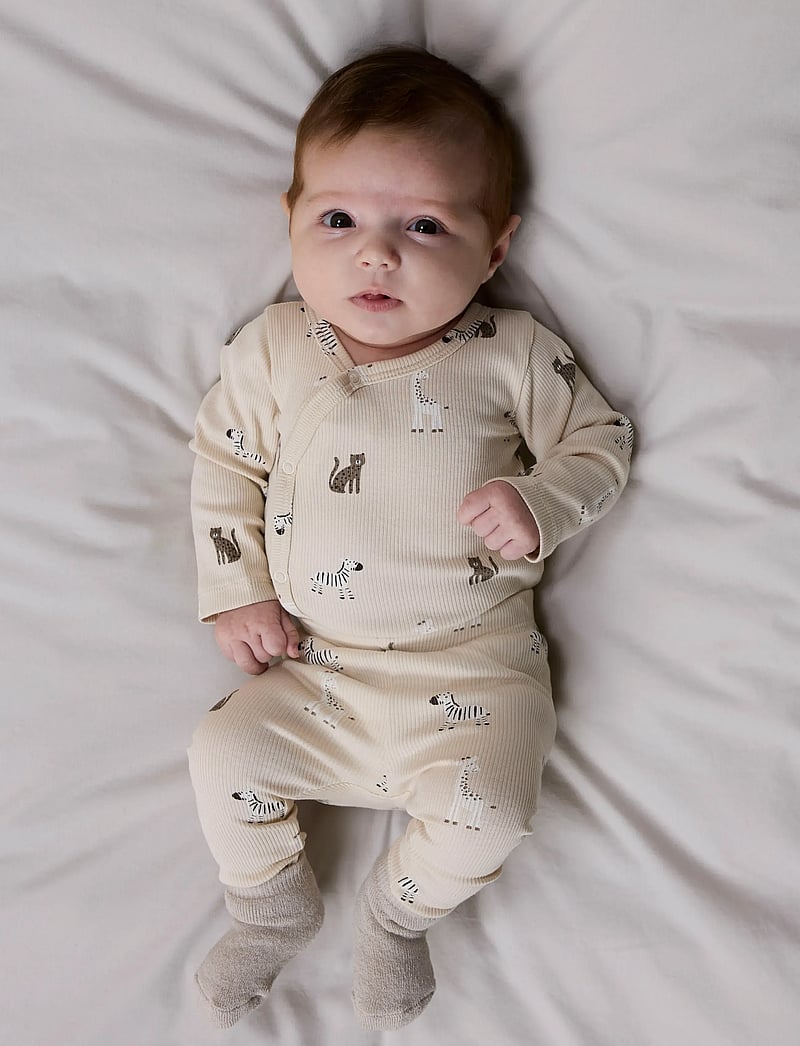 name it - NBNTOLLA LEGGING - leggings - summer sand - 4