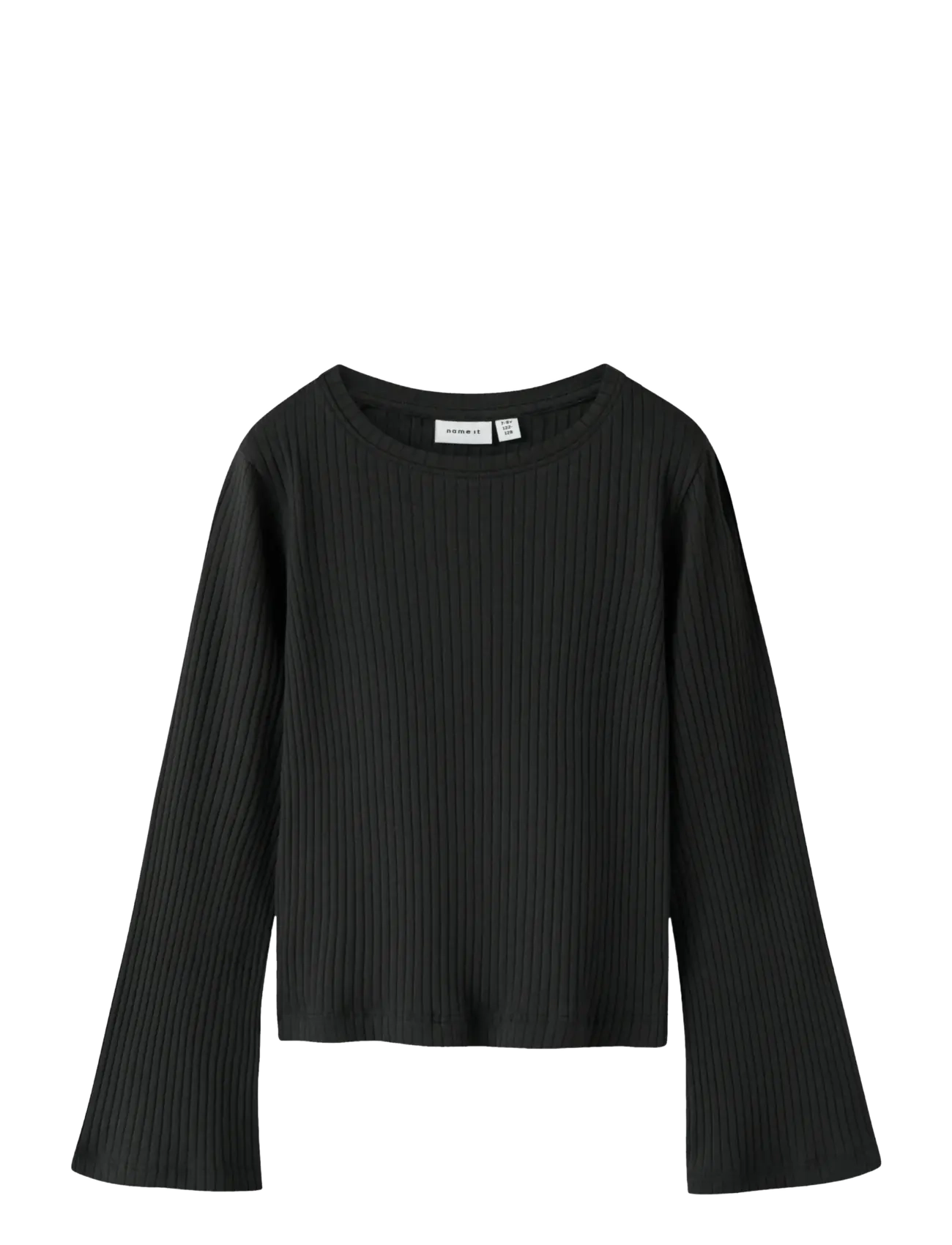 name it NKFOKALO LS SHORT TOP - App deal - BLACK / black