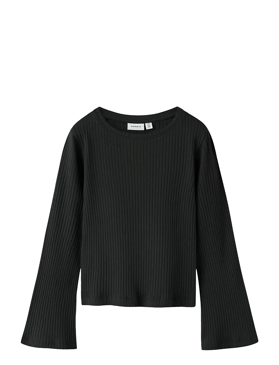name it - NKFOKALO LS SHORT TOP - langärmelig - black - 1