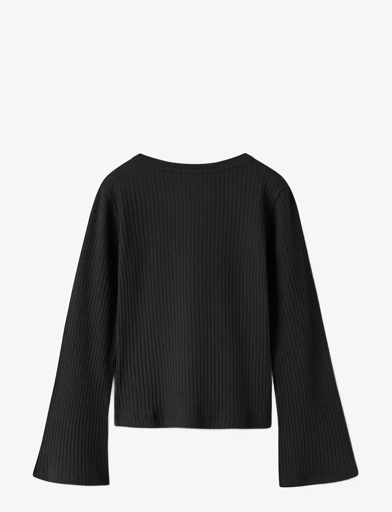 name it - NKFOKALO LS SHORT TOP - long-sleeved t-shirts - black - 2