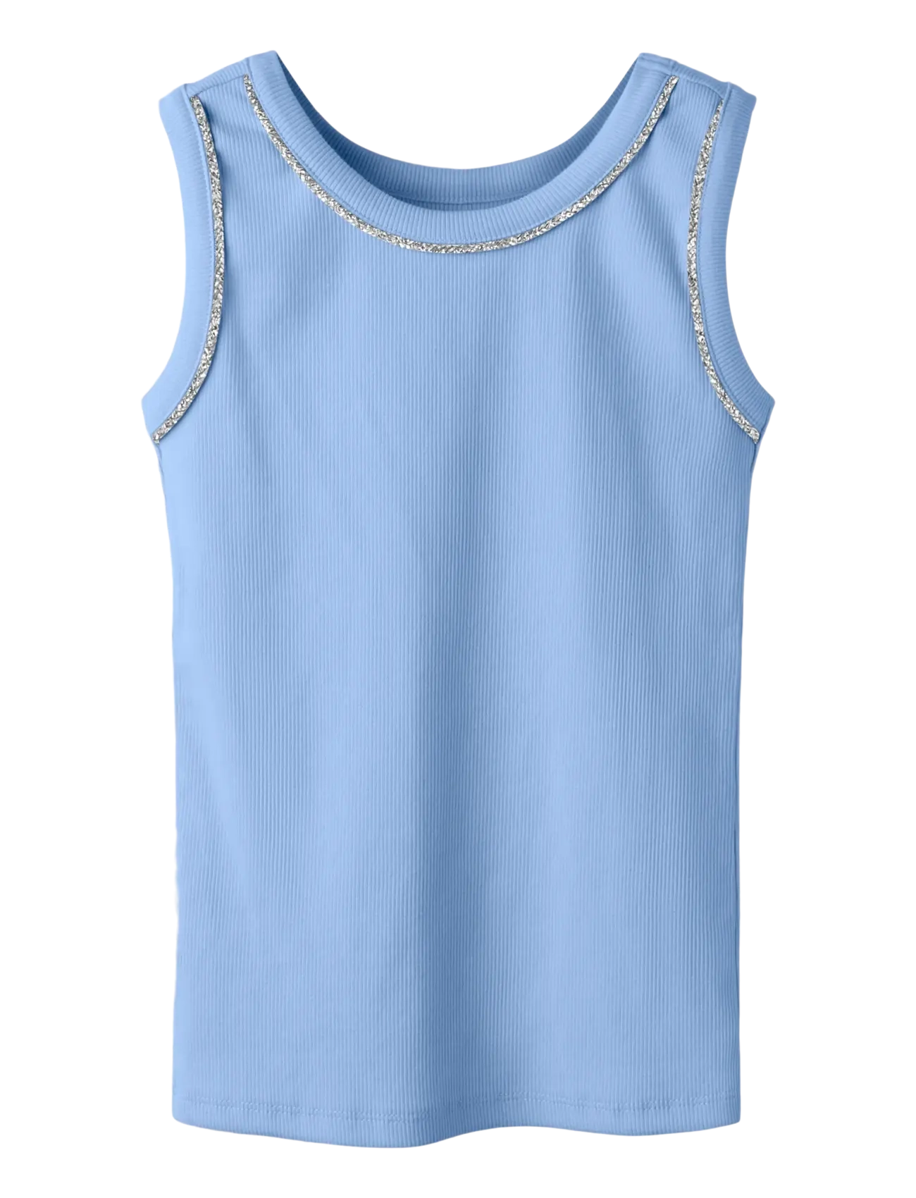 name it Nkfjanny Sl Top, 116, T-shirts, Blau - Sleeveless, Kinder