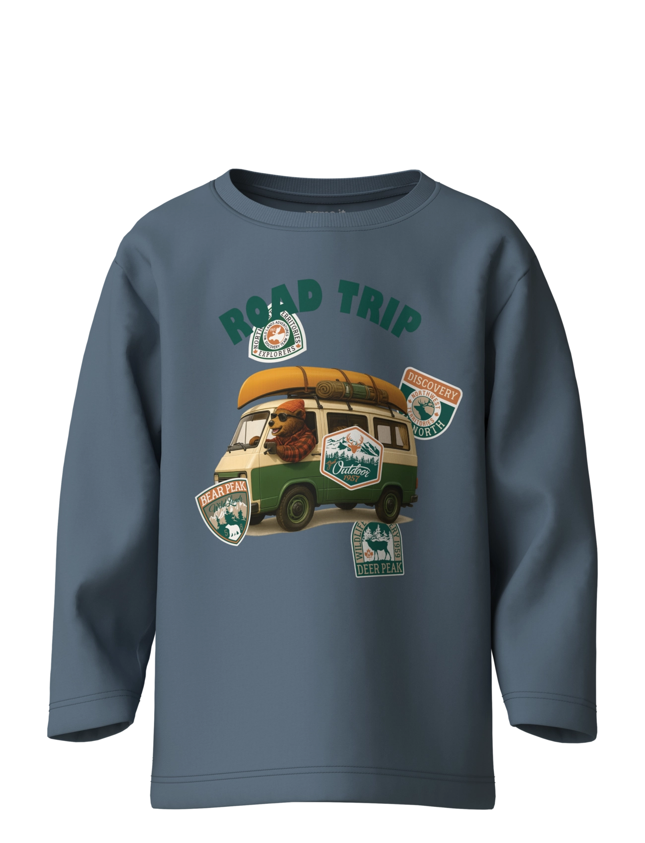 name it - NMMVOTO 2P LS NREG TOP - långärmade t-shirts - blue mirage - 1