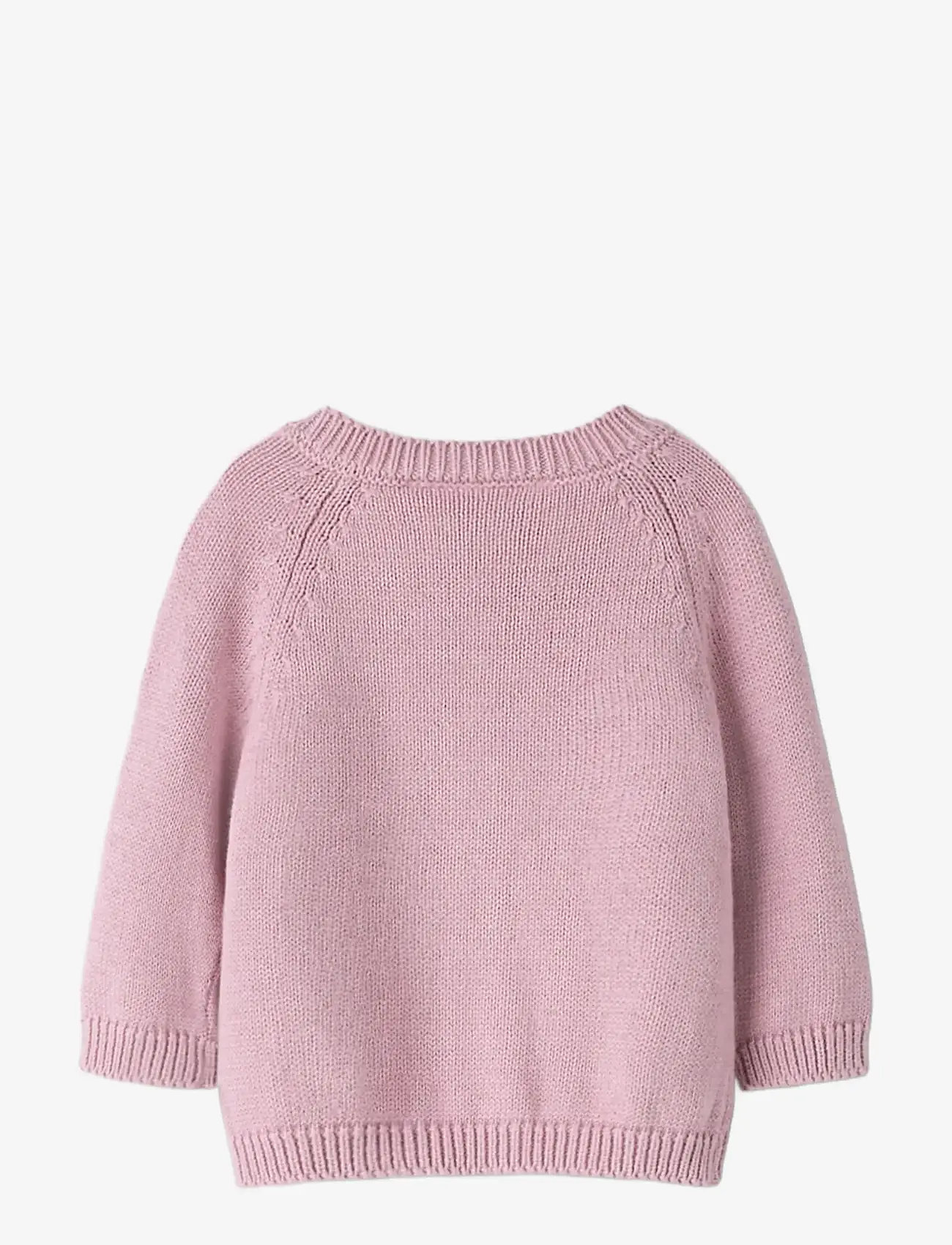 name it - NBFTIFLOW LS KNIT CARD - cardigans - dawn pink - 2