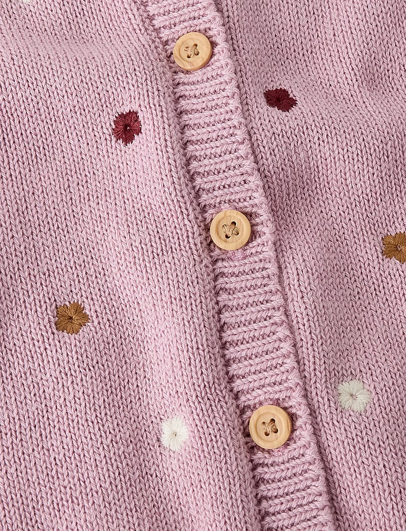 name it - NBFTIFLOW LS KNIT CARD - cardigans - dawn pink - 3