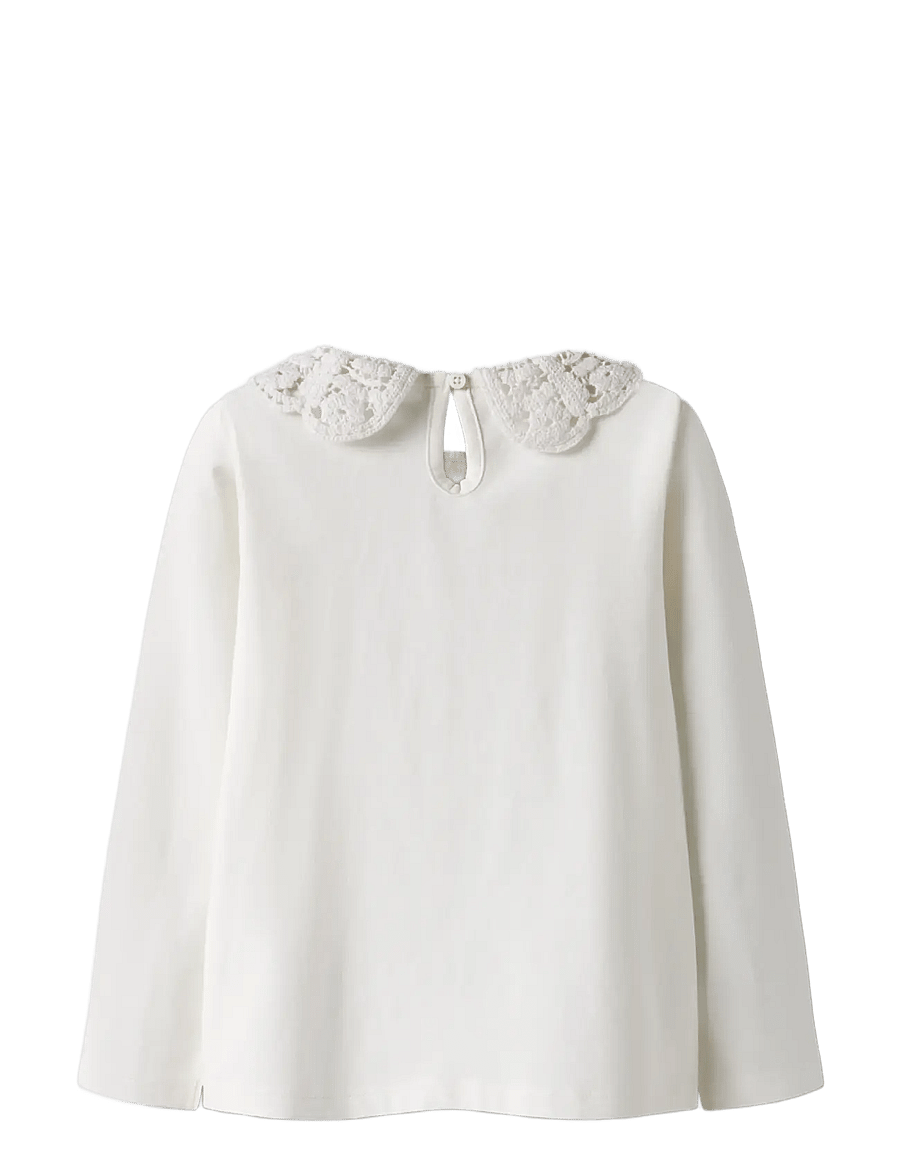 name it - NMFTUAJA LS TOP - langärmelig - cloud dancer - 1
