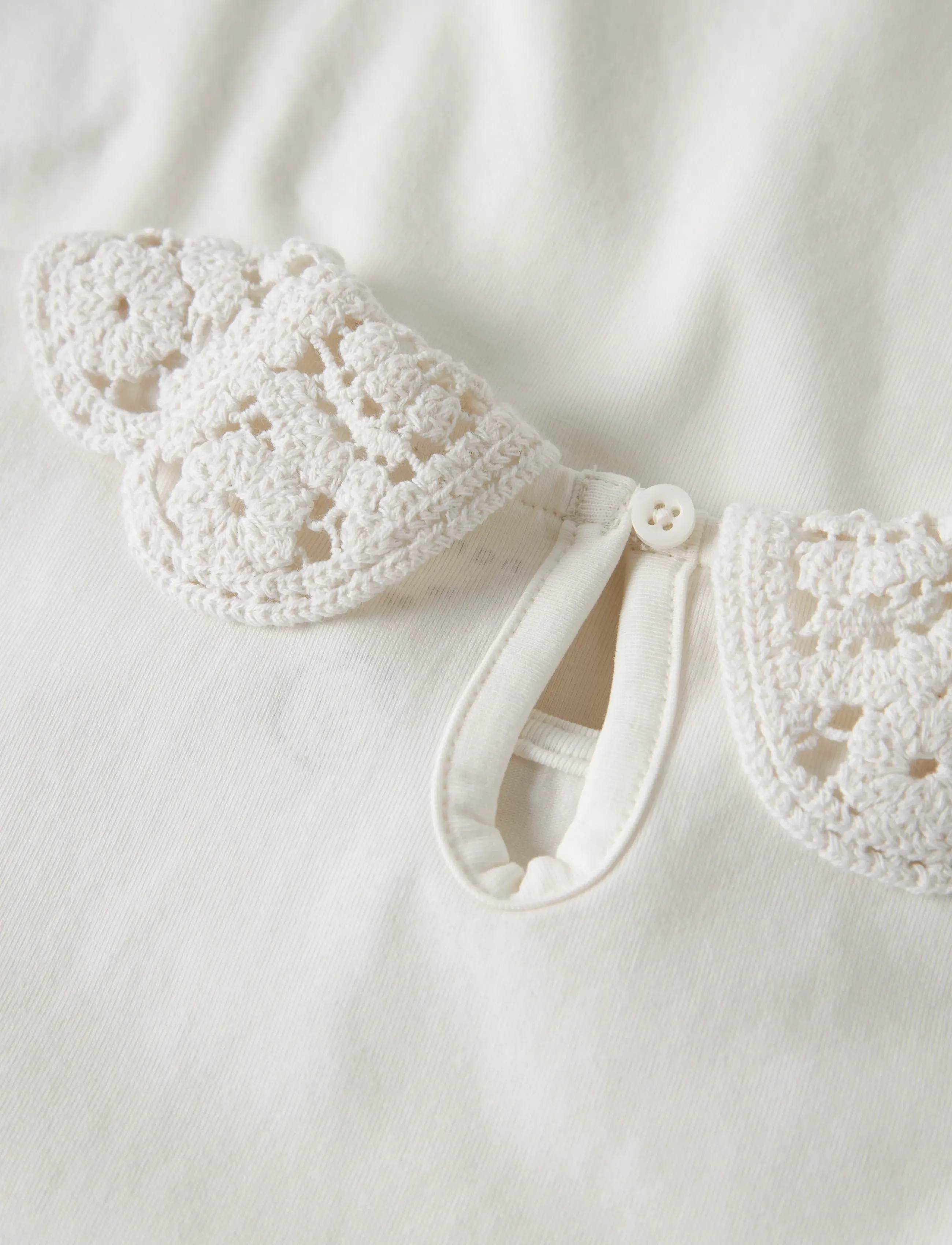 name it - NMFTUAJA LS TOP - langärmelig - cloud dancer - 2