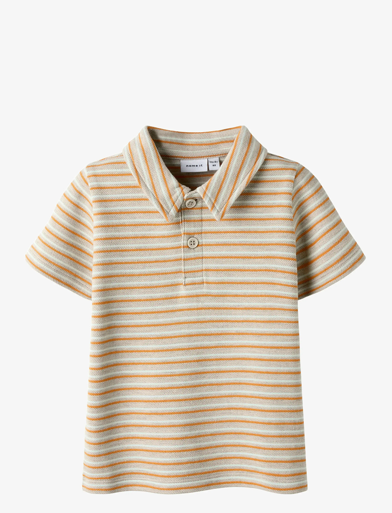 name it - NMMJIMBO SS POLO - peyote melange - 1