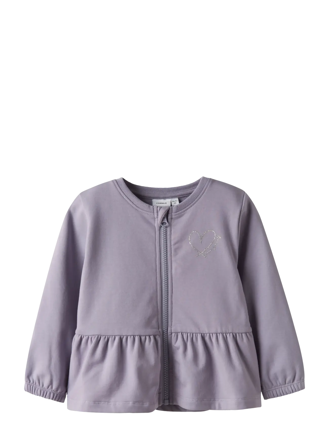 name it NMFTAIKA SWEAT CARD BRU - Vaata kõiki - LAVENDER GRAY / purple