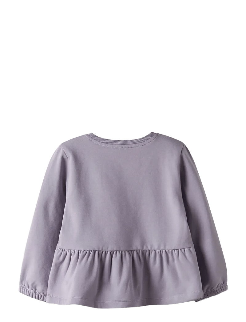 name it - NMFTAIKA SWEAT CARD BRU - bluzy - lavender gray - 1