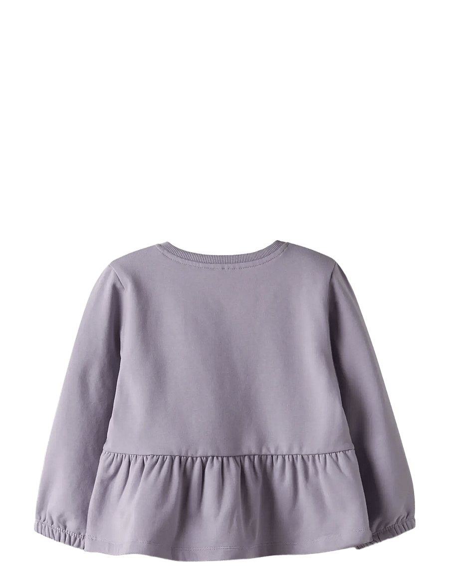 name it - NMFTAIKA SWEAT CARD BRU - sweatshirts - lavender gray - 1