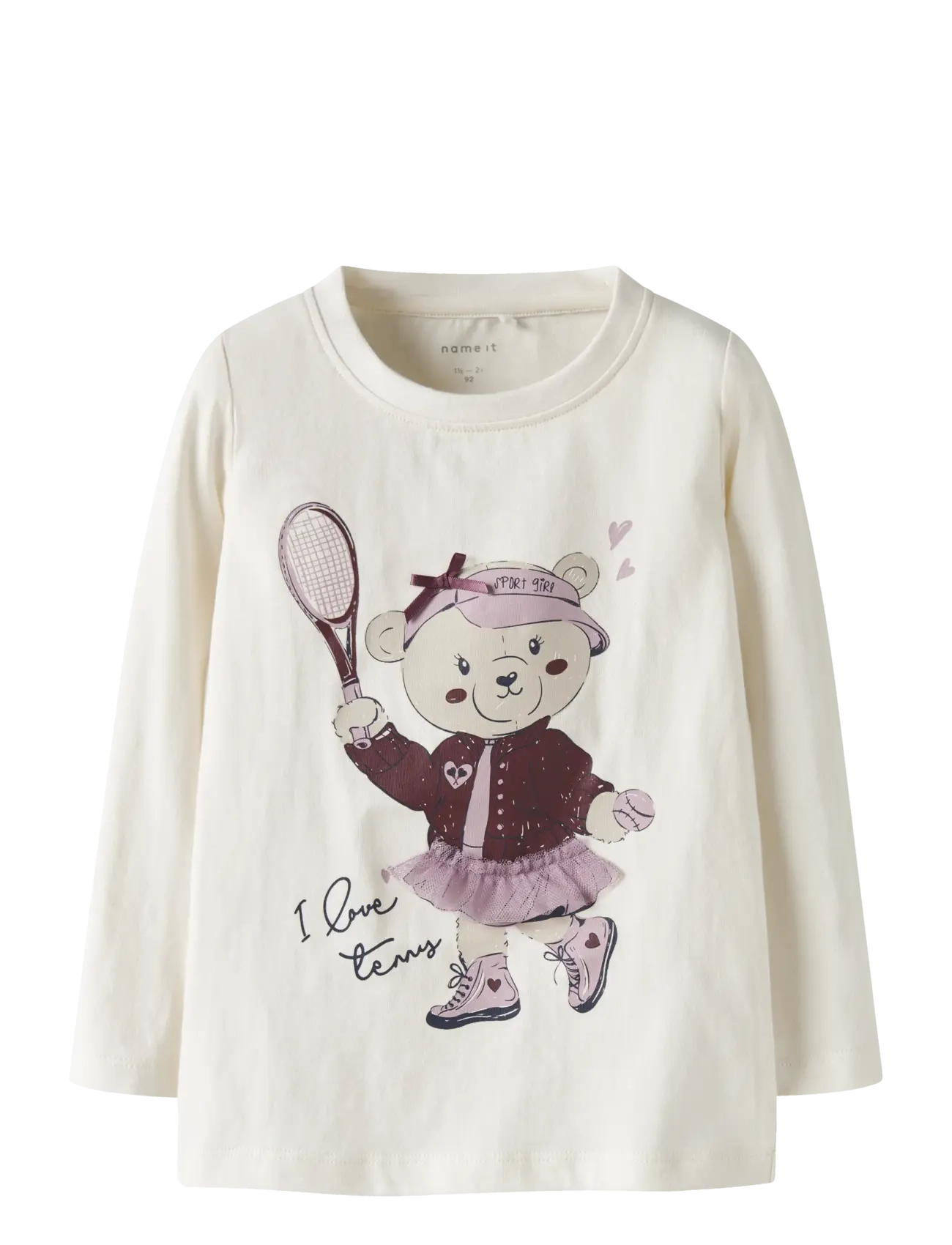 name it NMFTELIA LS TOP BOX - 4 for 3 - CLOUD DANCER / cream