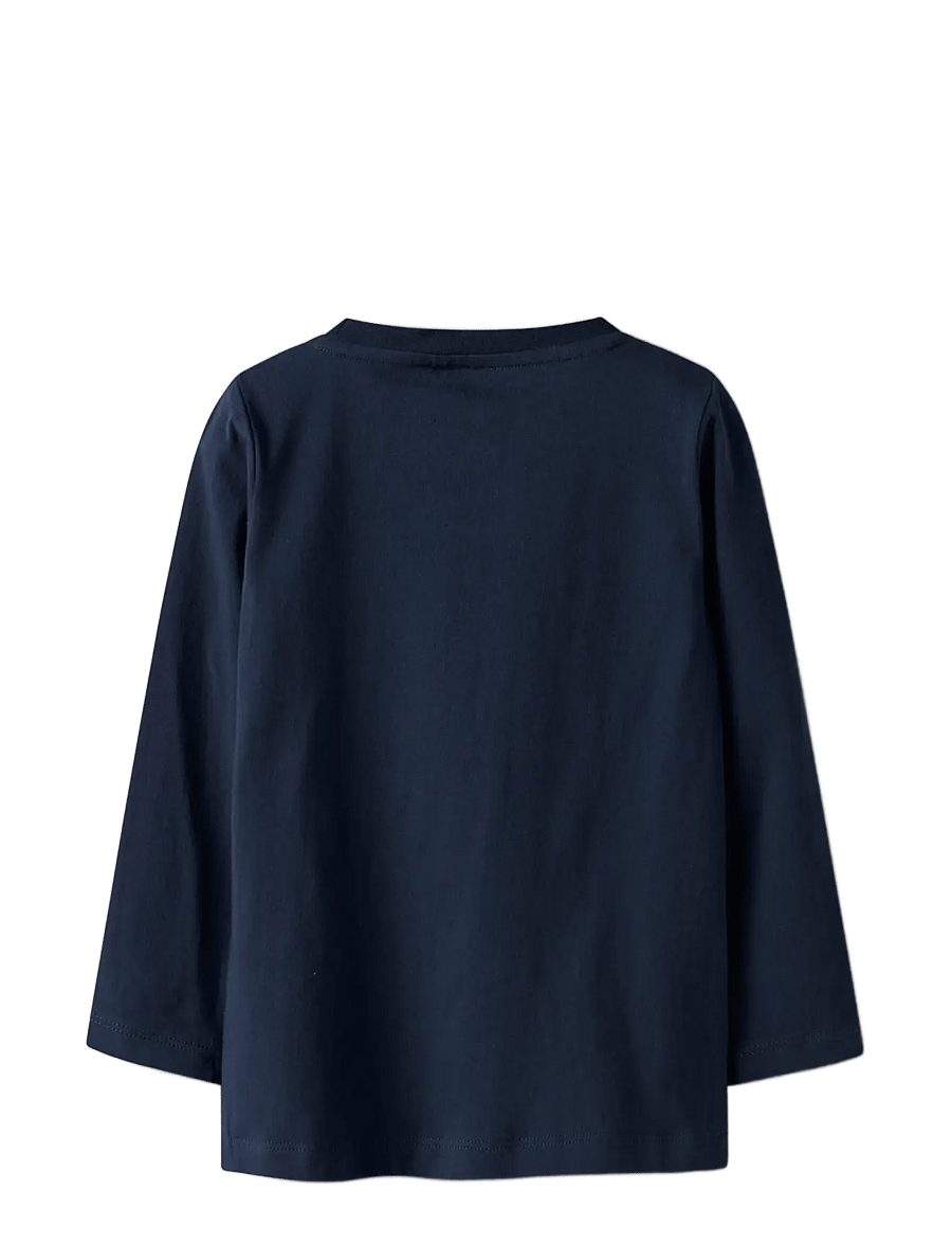 name it - NMFTELIA LS TOP BOX - långärmade t-shirts - navy blazer - 1