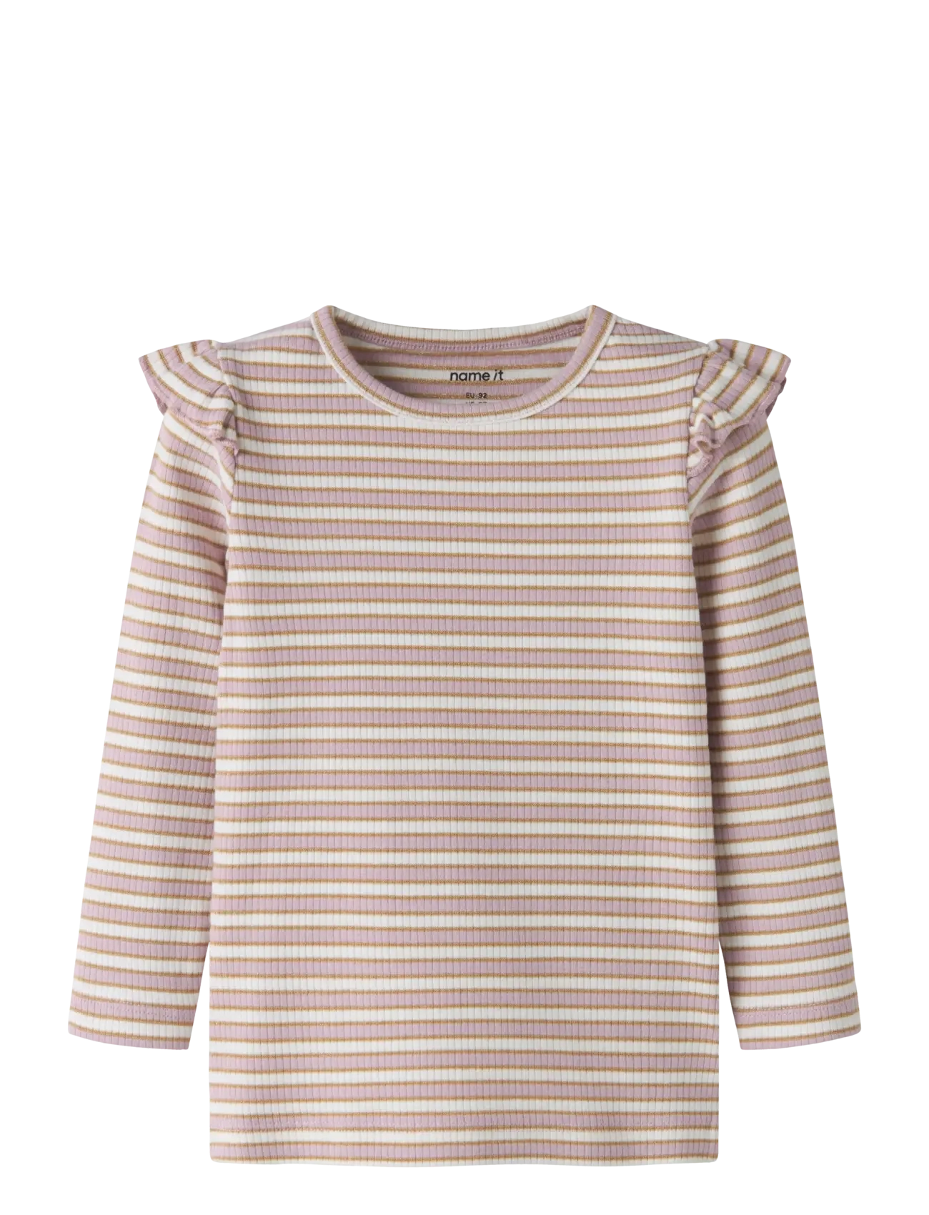 name it NMFTAIAS LS SLIM TOP - Pakkumised - DAWN PINK / pink/rose