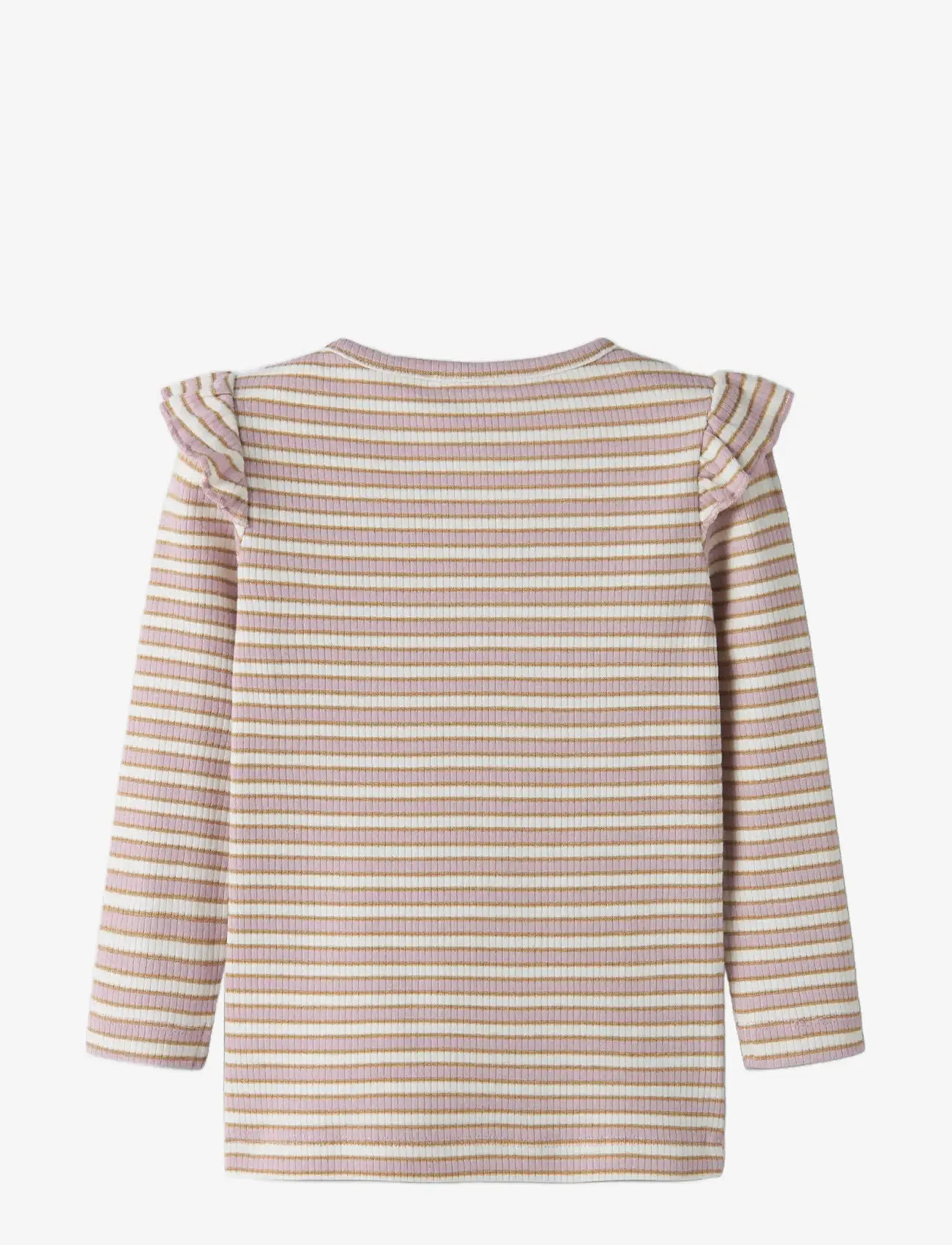 name it - NMFTAIAS LS SLIM TOP - langærmede t-shirts - dawn pink - 1
