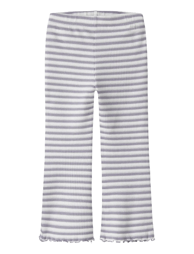 name it - NMFTAIAS FLARE PANT - leggings - lavender gray - 0