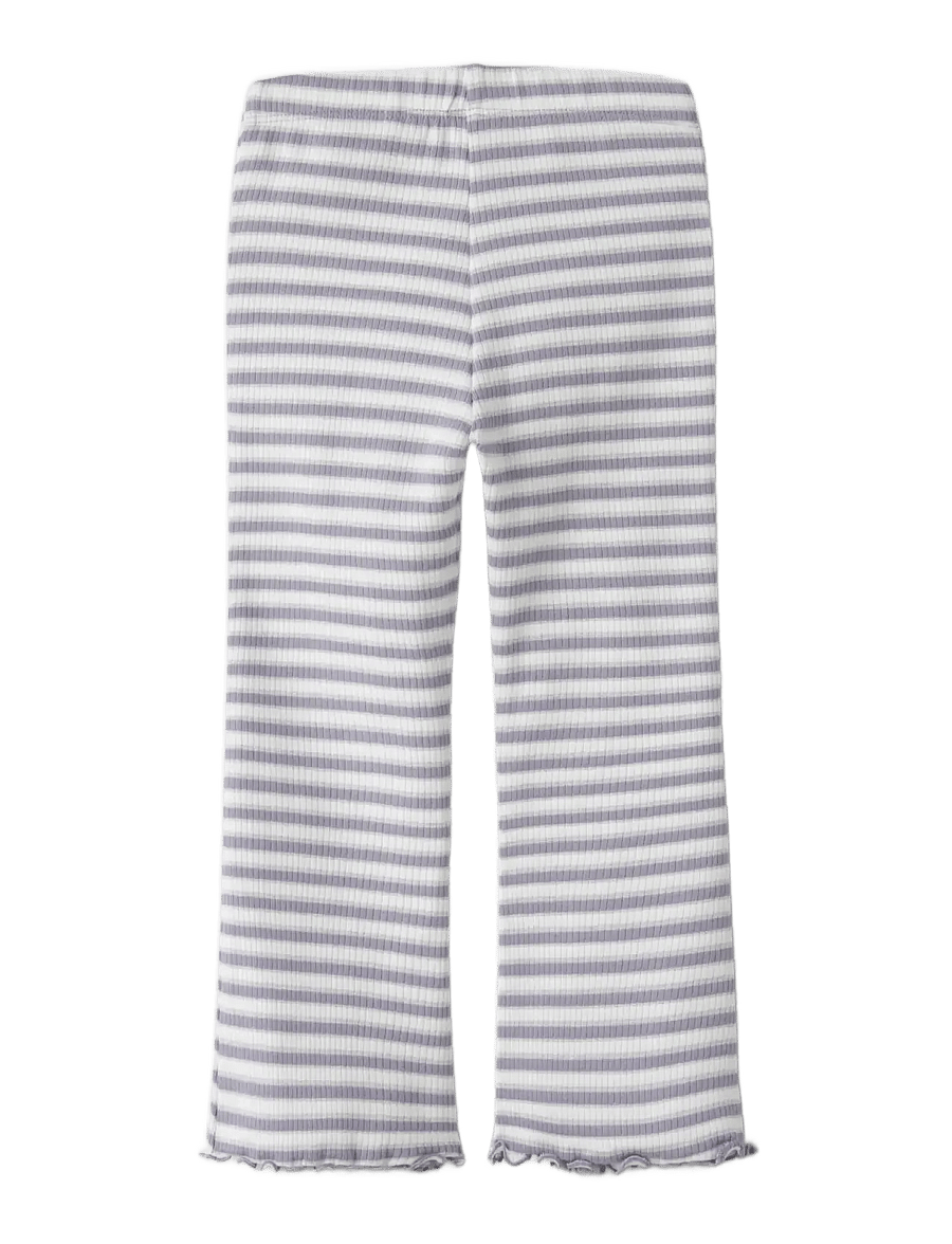 name it - NMFTAIAS FLARE PANT - leggings - lavender gray - 1