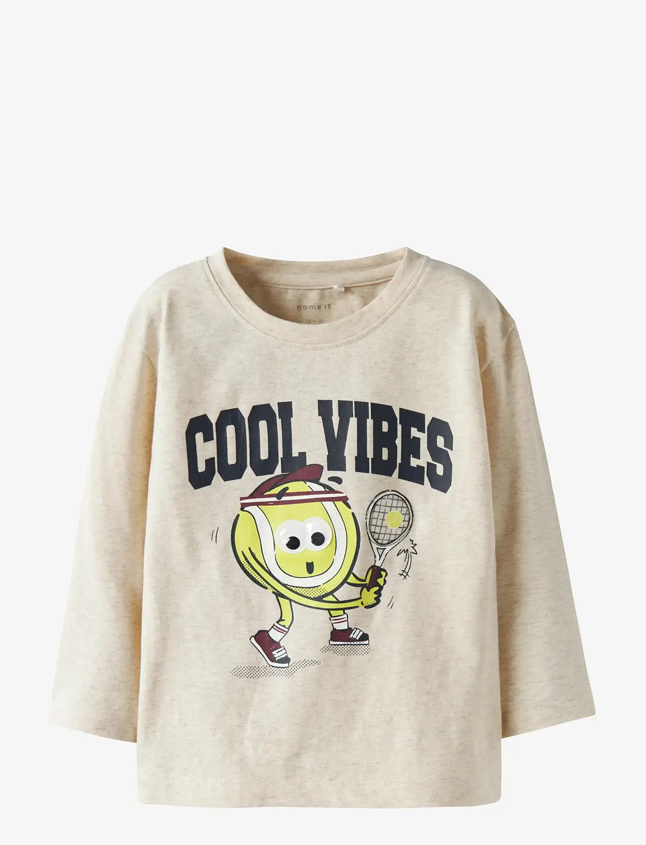 name it - NMMTAMIR LS NREG TOP BOX - langærmede t-shirts - peyote melange - 0