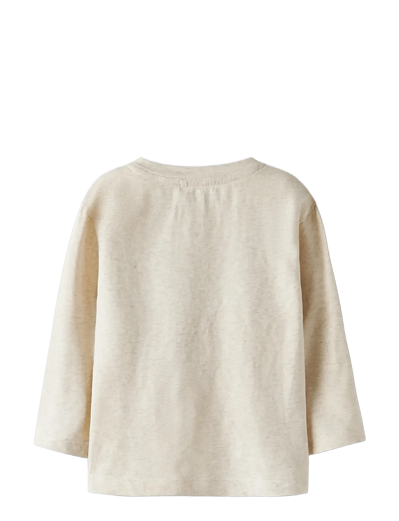 name it - NMMTAMIR LS NREG TOP BOX - langærmede t-shirts - peyote melange - 1