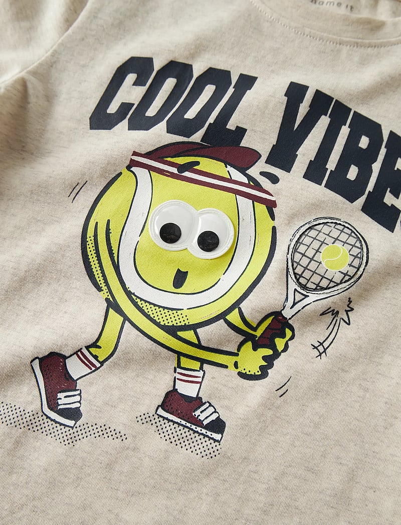 name it - NMMTAMIR LS NREG TOP BOX - langærmede t-shirts - peyote melange - 2