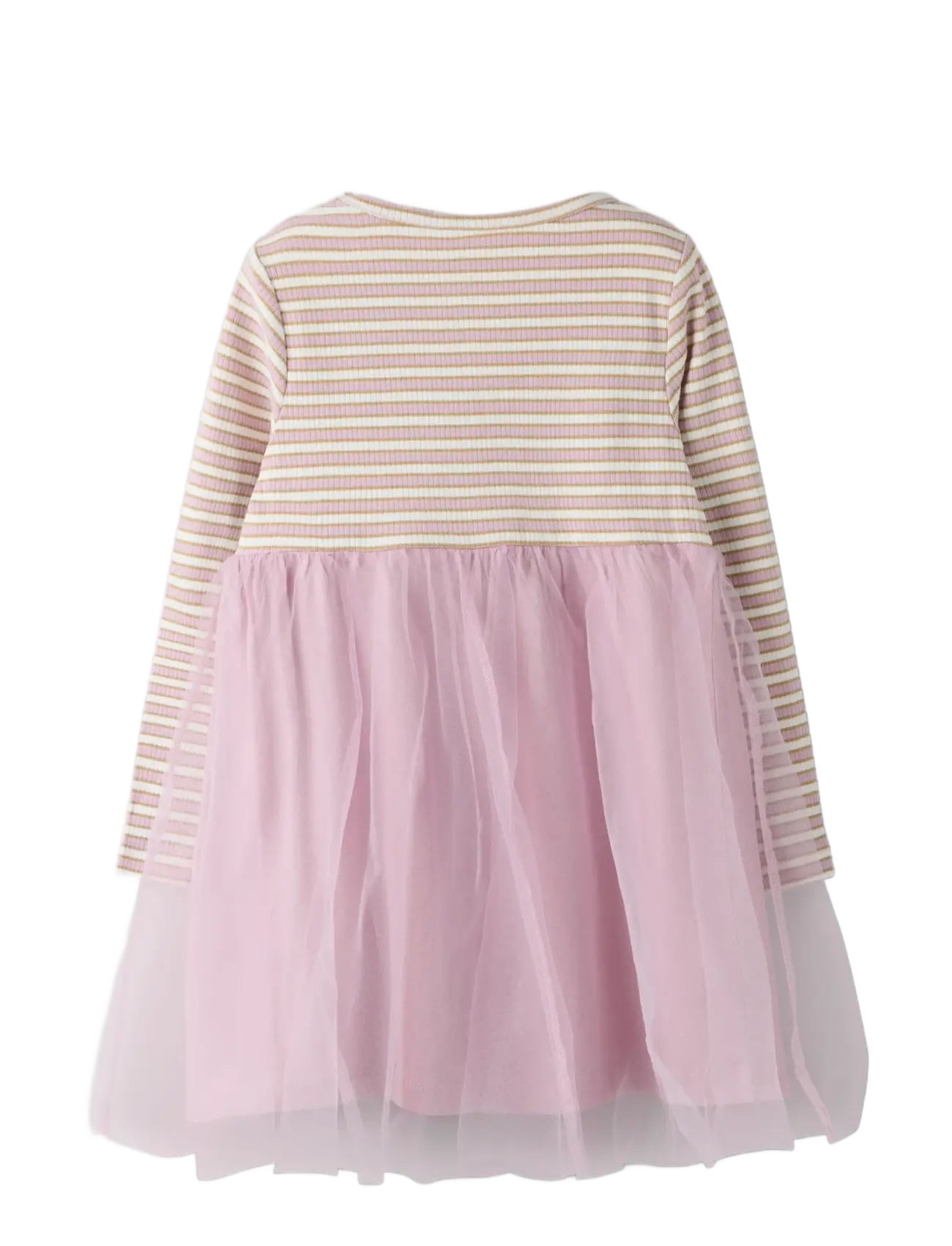 name it - NMFTAIAS LS TULLE DRESS - langærmede hverdagskjoler - dawn pink - 2