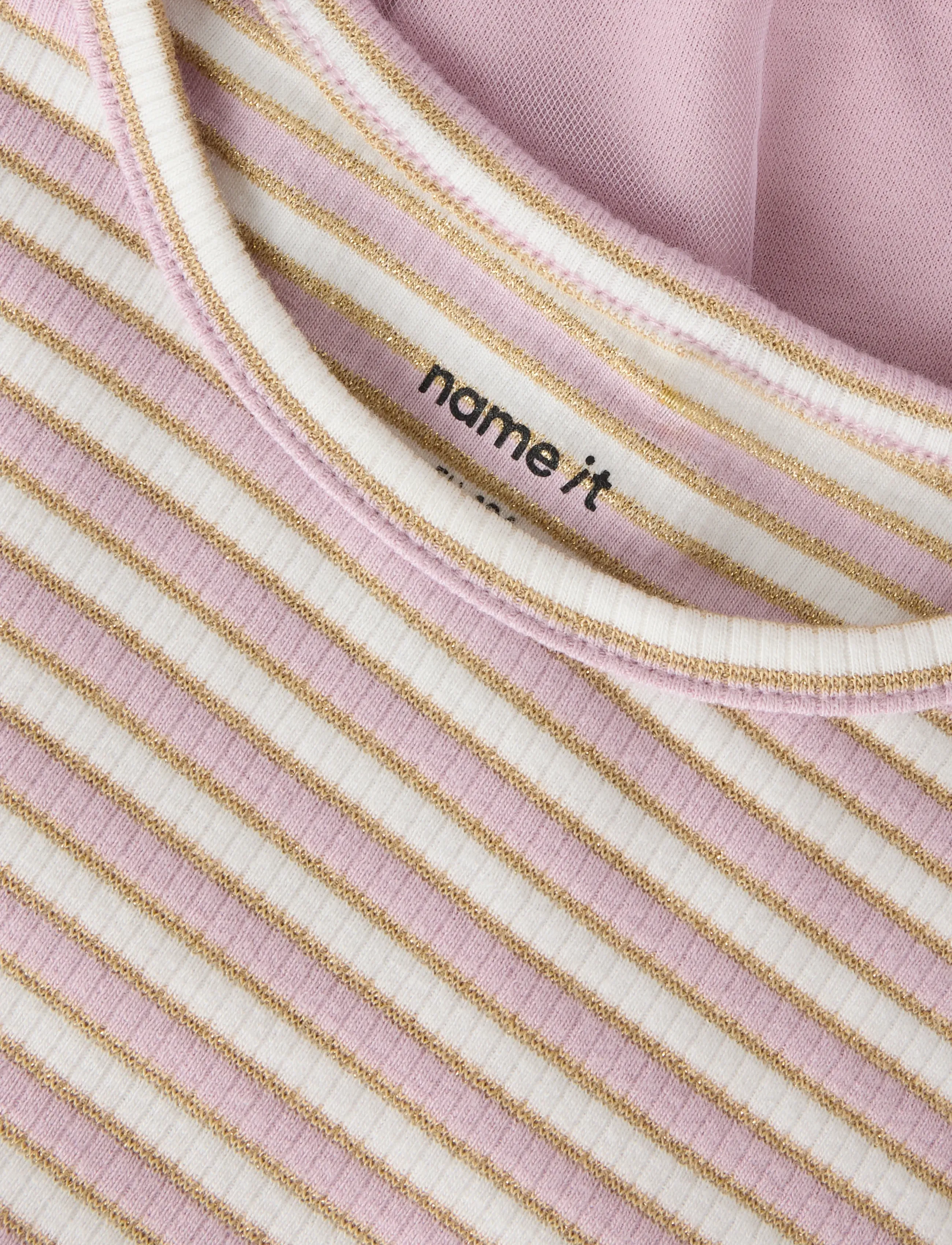 name it - NMFTAIAS LS TULLE DRESS - pikkade varrukatega vabaaja kleidid - dawn pink - 3
