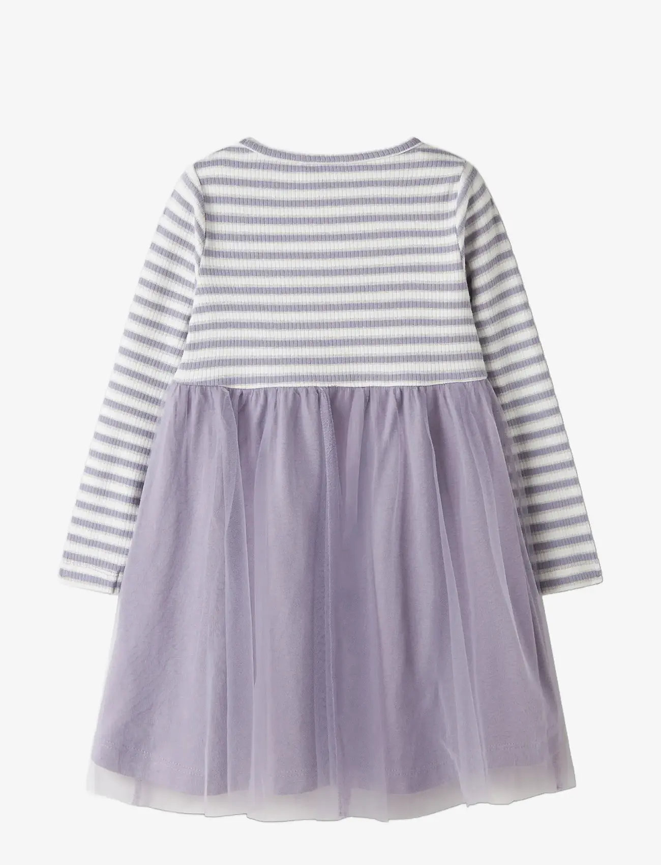 name it - NMFTAIAS LS TULLE DRESS - langærmede hverdagskjoler - lavender gray - 1
