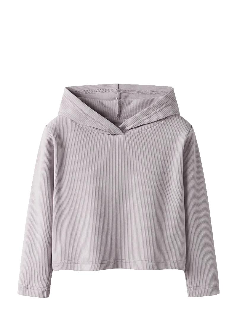 name it - NMFTELLA LS TOP WH - lilac marble - 0