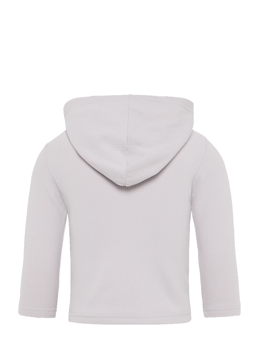 name it - NMFTELLA LS TOP WH - hættetrøjer - lilac marble - 1