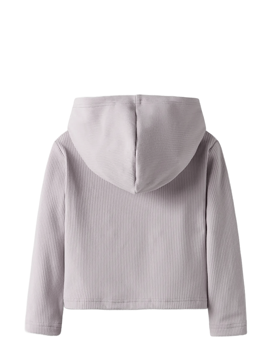 name it - NMFTELLA LS TOP WH - kapuutsiga dressipluusid - lilac marble - 1