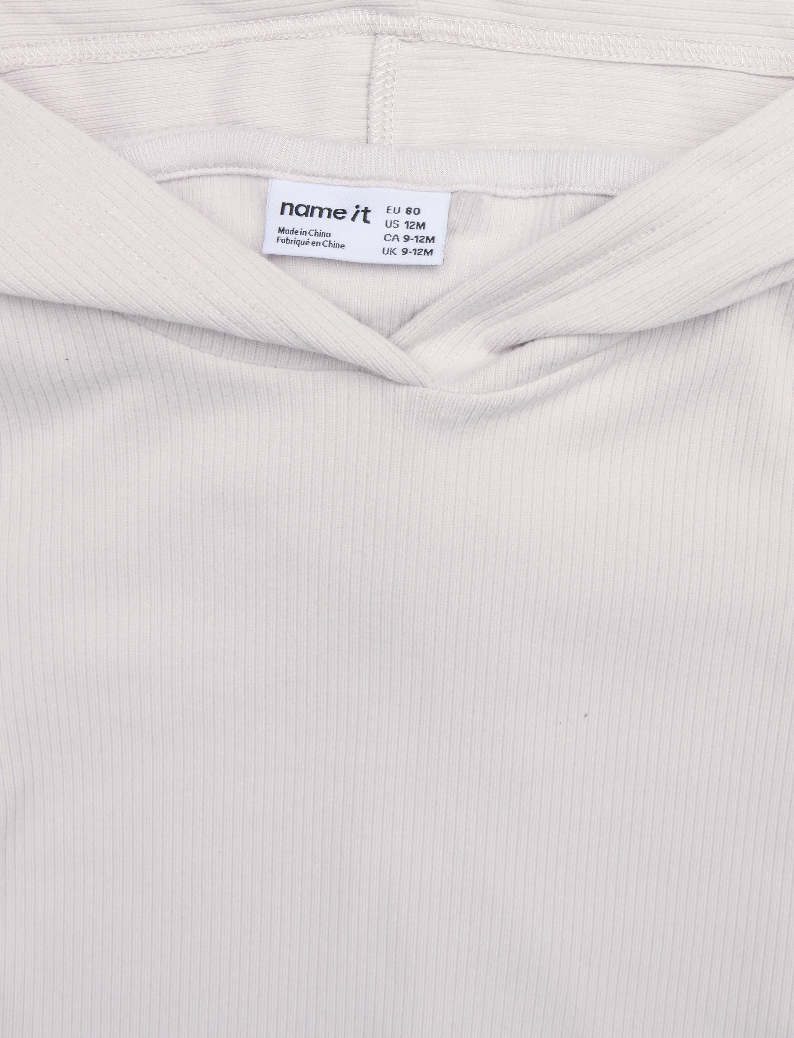name it - NMFTELLA LS TOP WH - kapuzenpullover - lilac marble - 2