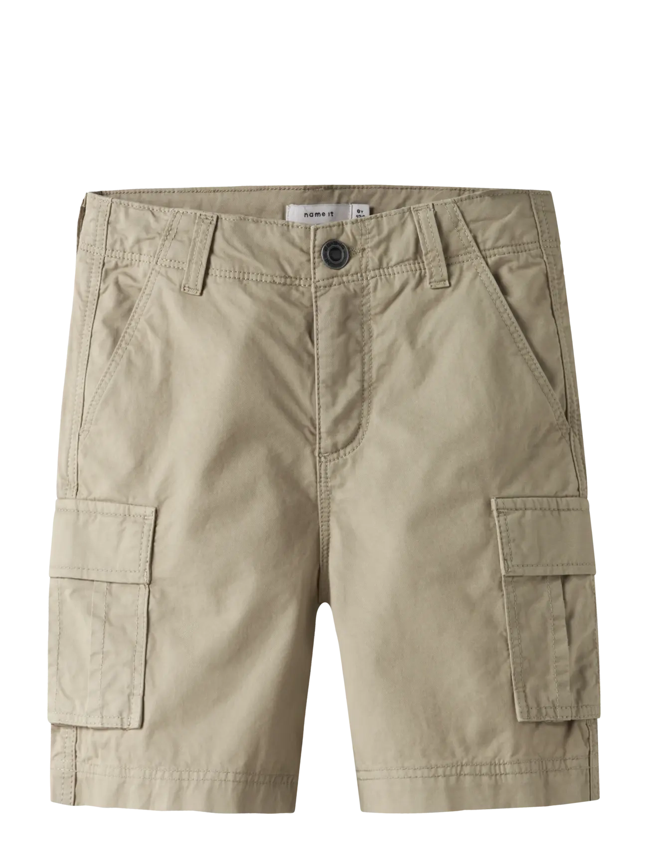 name it NKMRYAN STRAIGHT CARGO SHORTS 1060-DN TB - Shorts - ALUMINIUM / beige