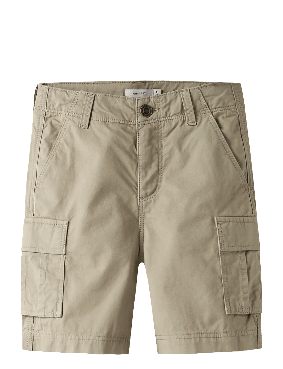 name it - NKMRYAN STRAIGHT CARGO SHORTS 1060-DN TB - cargo shorts - aluminium - 0