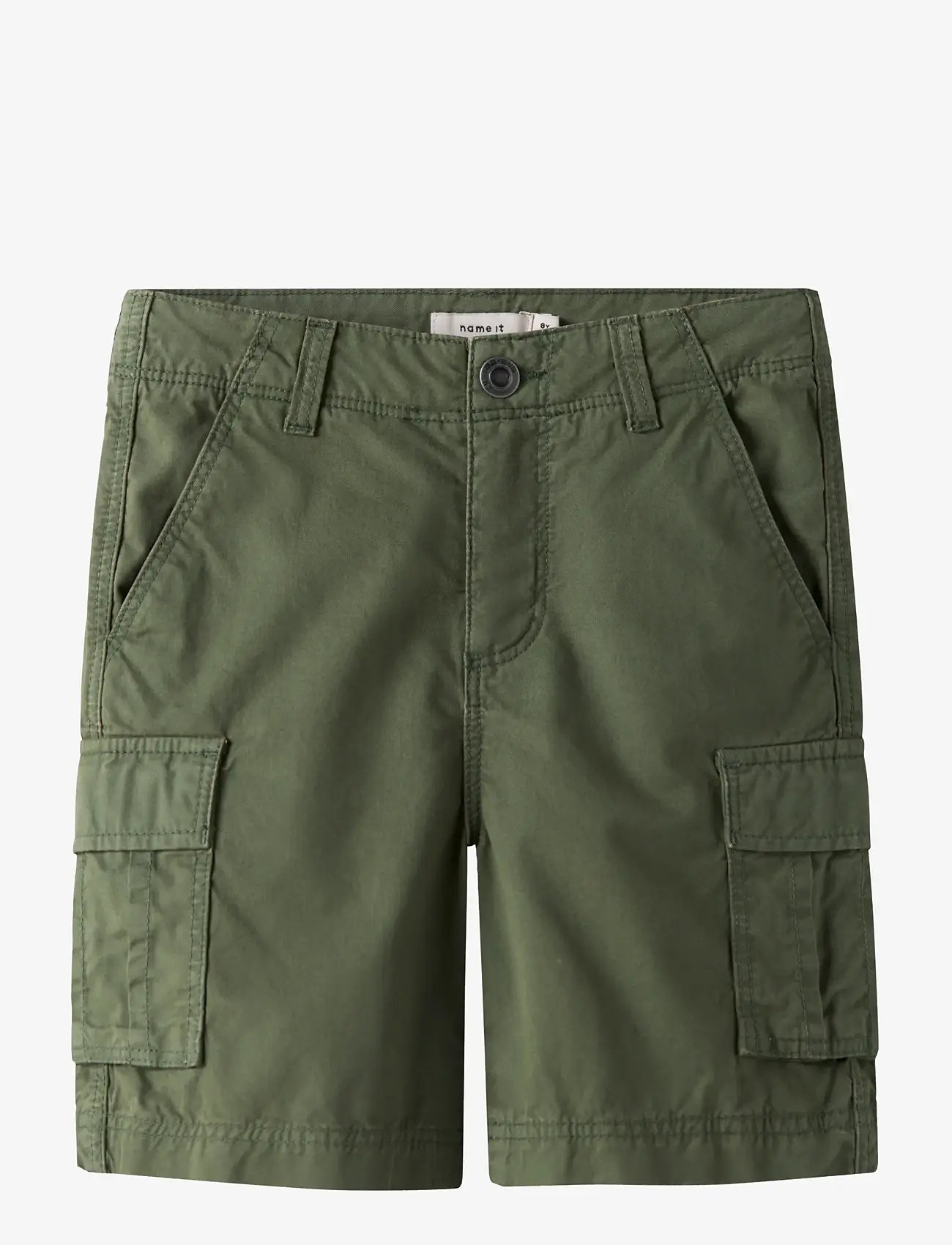 name it - NKMRYAN STRAIGHT CARGO SHORTS 1060-DN TB - cargo shorts - olivine - 0
