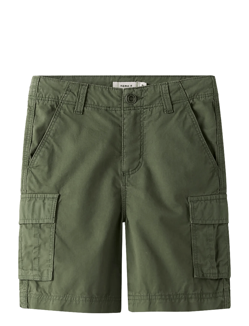 name it - NKMRYAN STRAIGHT CARGO SHORTS 1060-DN TB - cargo shorts - olivine - 0