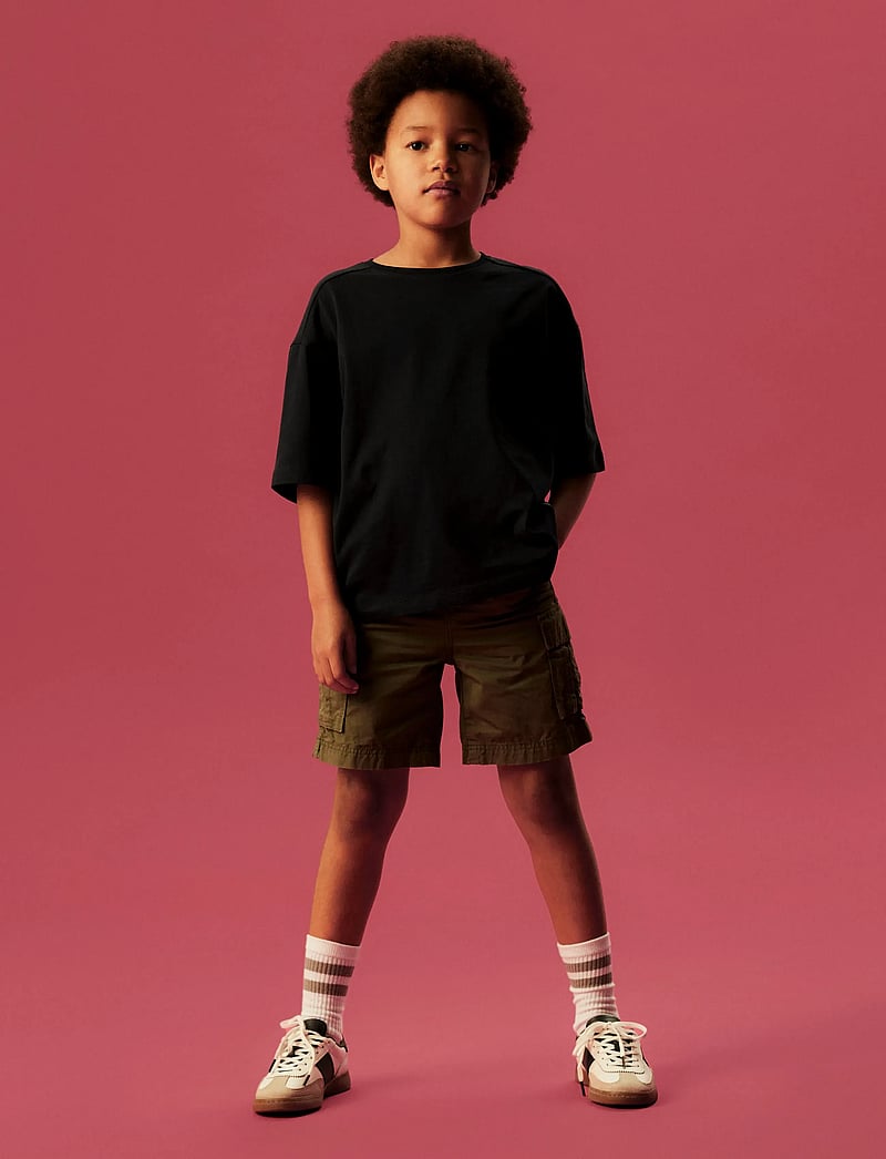 name it - NKMRYAN STRAIGHT CARGO SHORTS 1060-DN TB - cargo shorts - olivine - 4