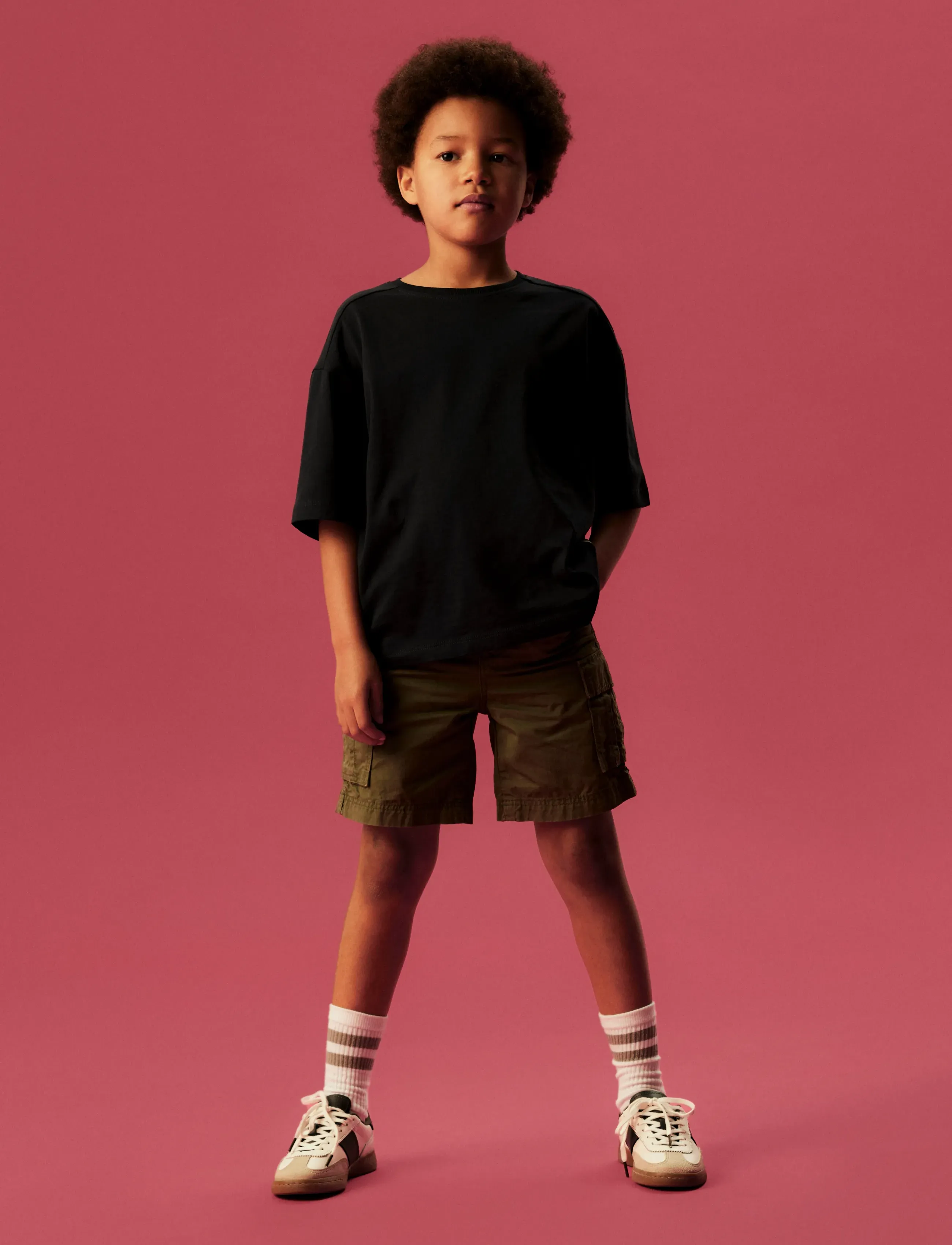name it - NKMRYAN STRAIGHT CARGO SHORTS 1060-DN TB - cargo shorts - olivine - 4