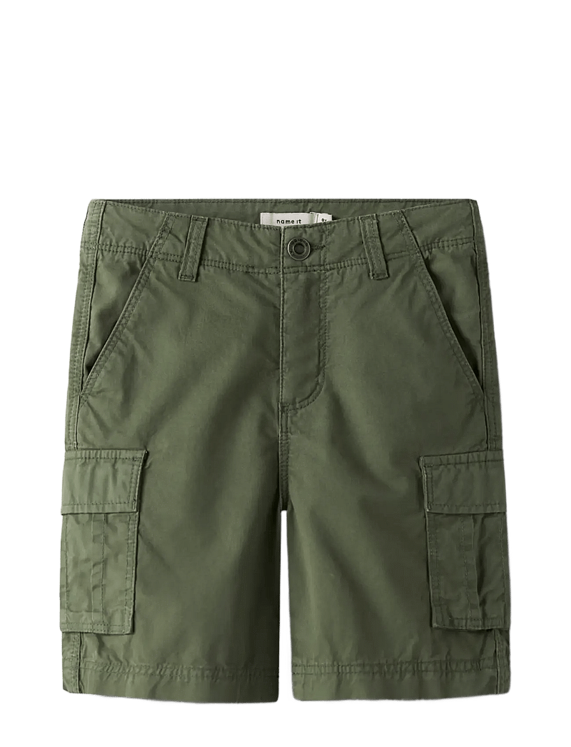name it - NKMRYAN STRAIGHT CARGO SHORTS 1060-DN TB - cargo shorts - olivine - 2