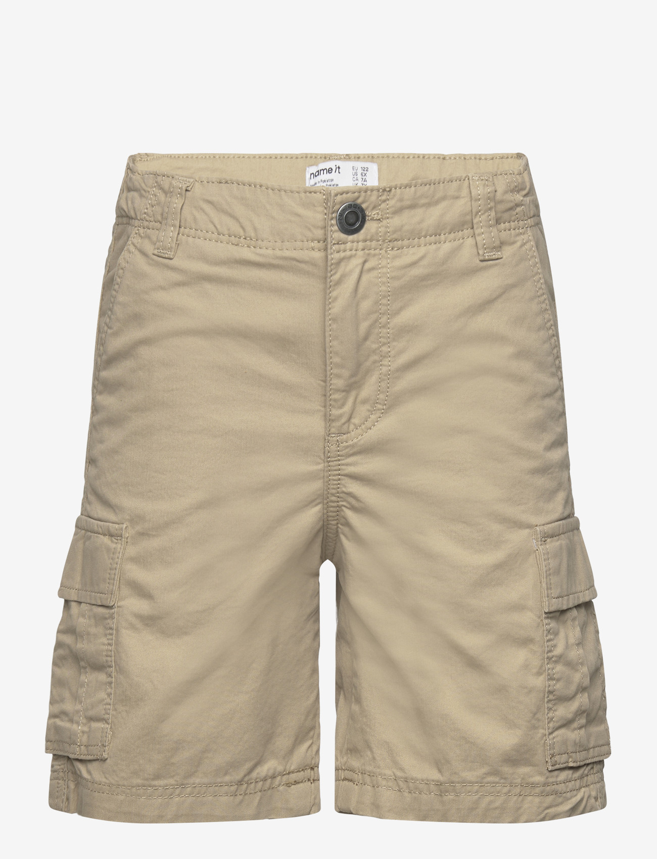 name it - NMMRYAN STRAIGHT CARGO SHORTS 1060-DN TB - cargo shorts - aluminium - 0