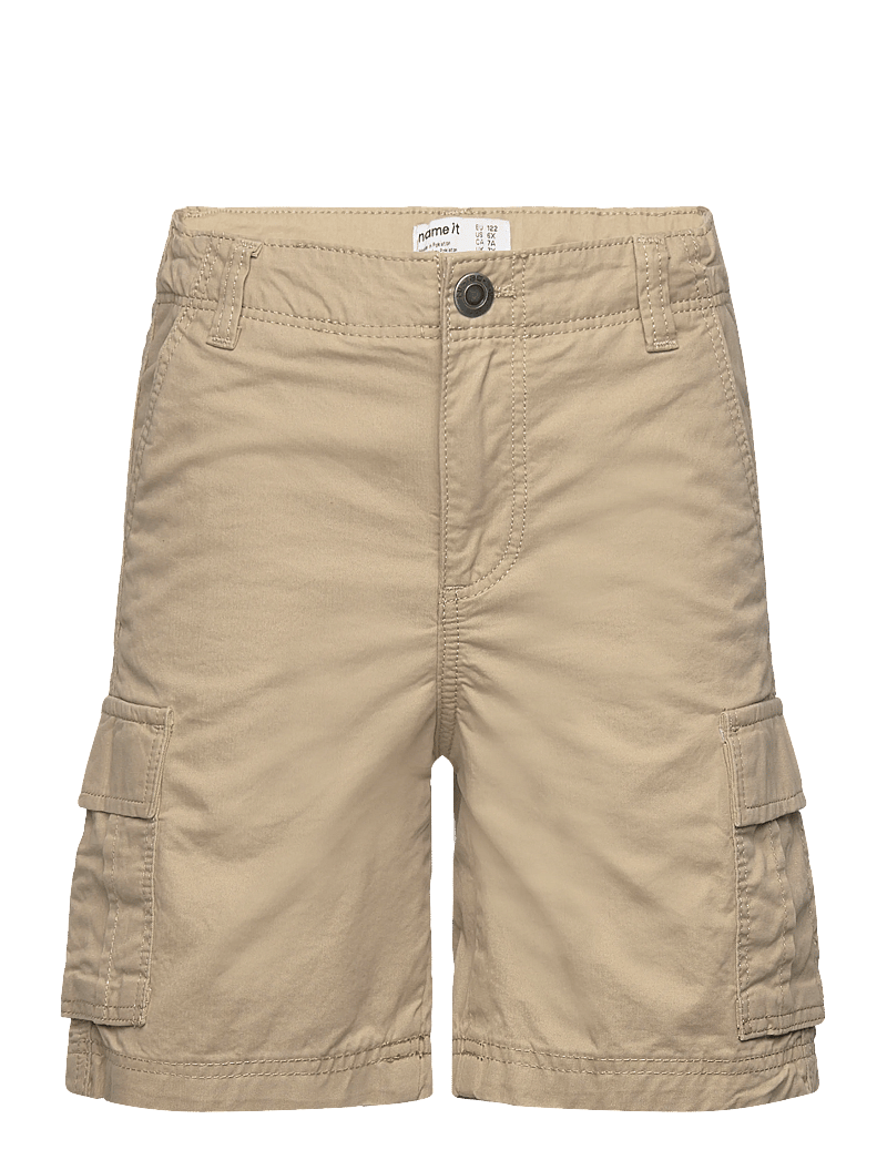 name it - NMMRYAN STRAIGHT CARGO SHORTS 1060-DN TB - cargo shorts - aluminium - 0