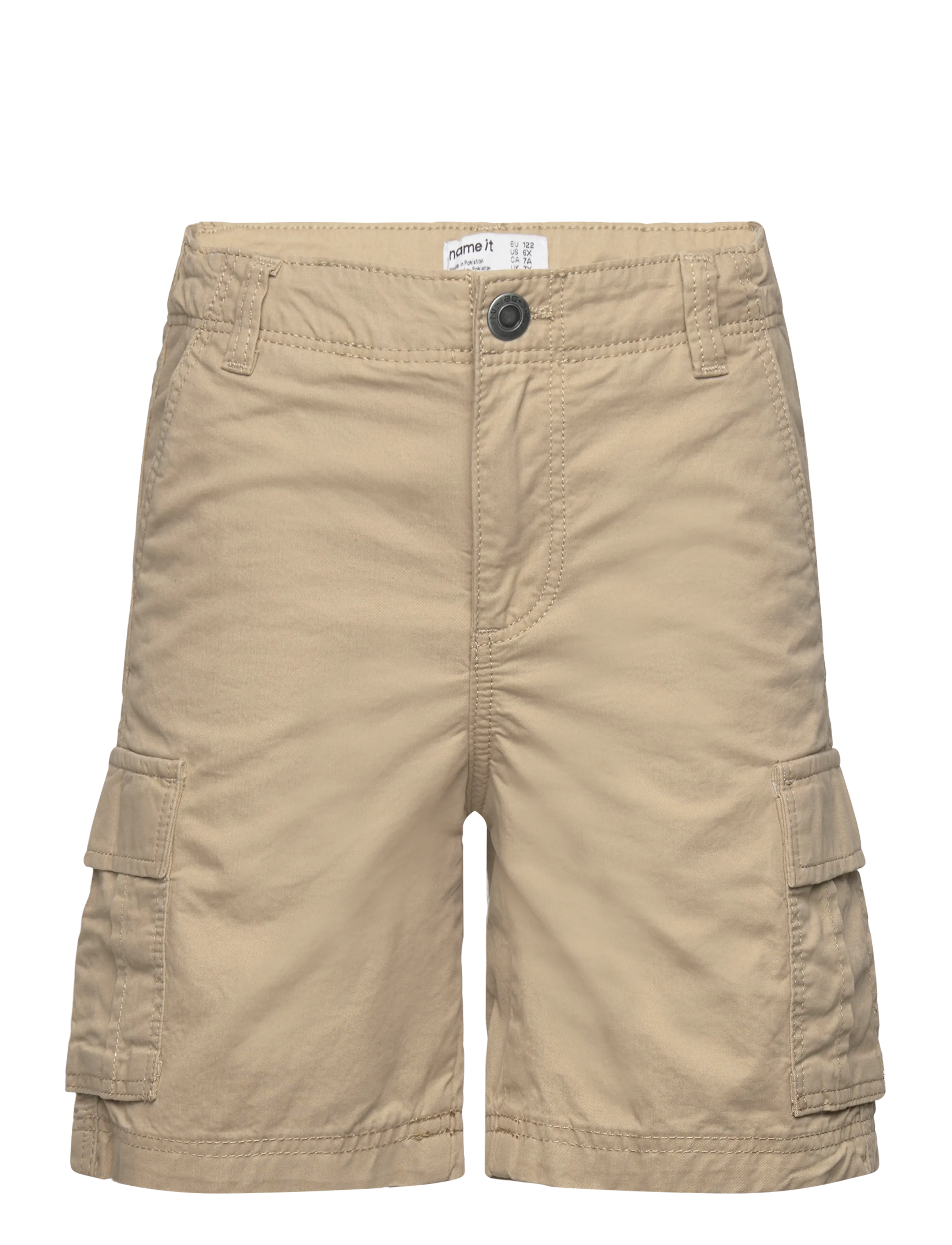 name it NMMRYAN STRAIGHT CARGO SHORTS 1060-DN TB - Shorts - ALUMINIUM / beige