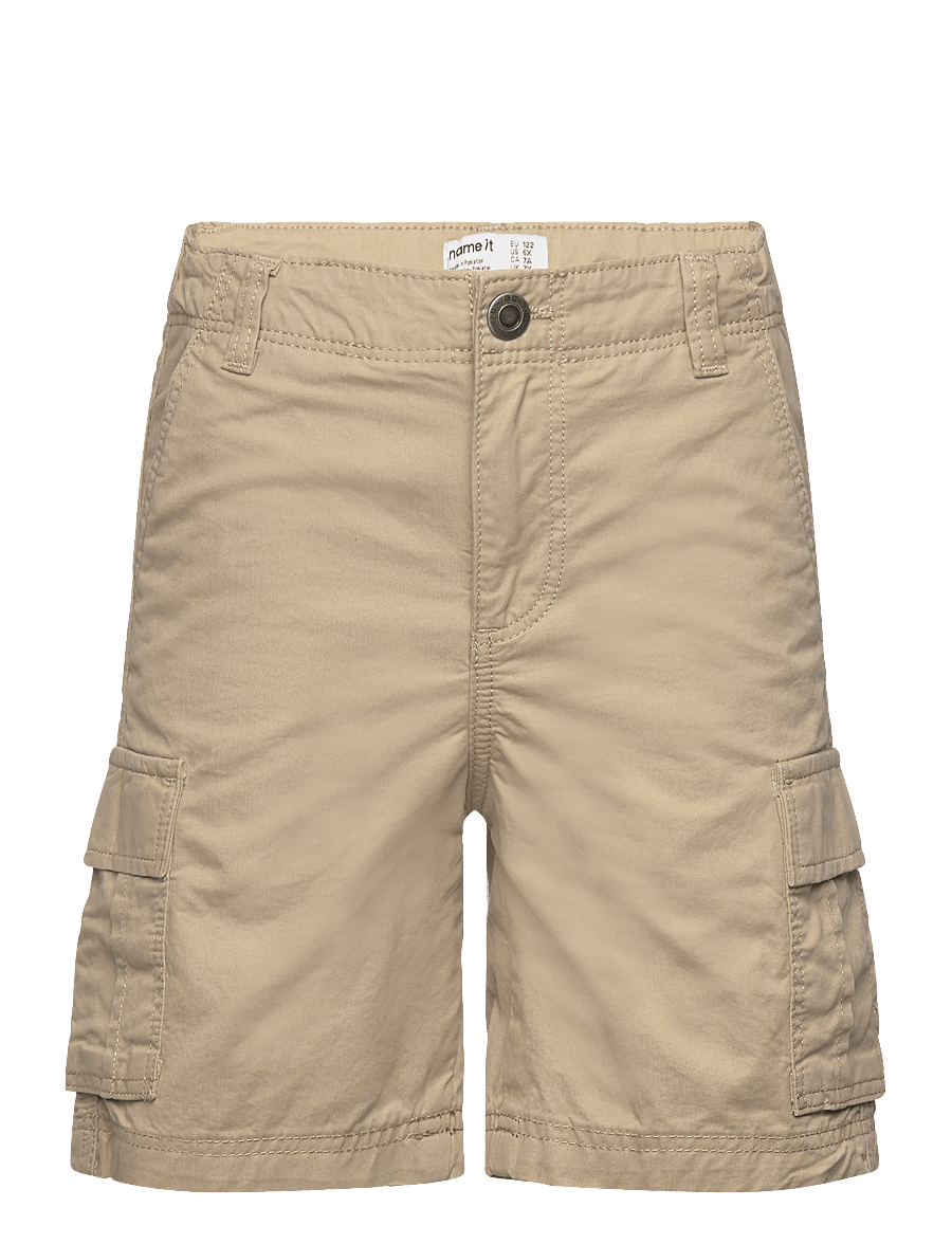 name it - NMMRYAN STRAIGHT CARGO SHORTS 1060-DN TB - cargo shorts - aluminium - 0
