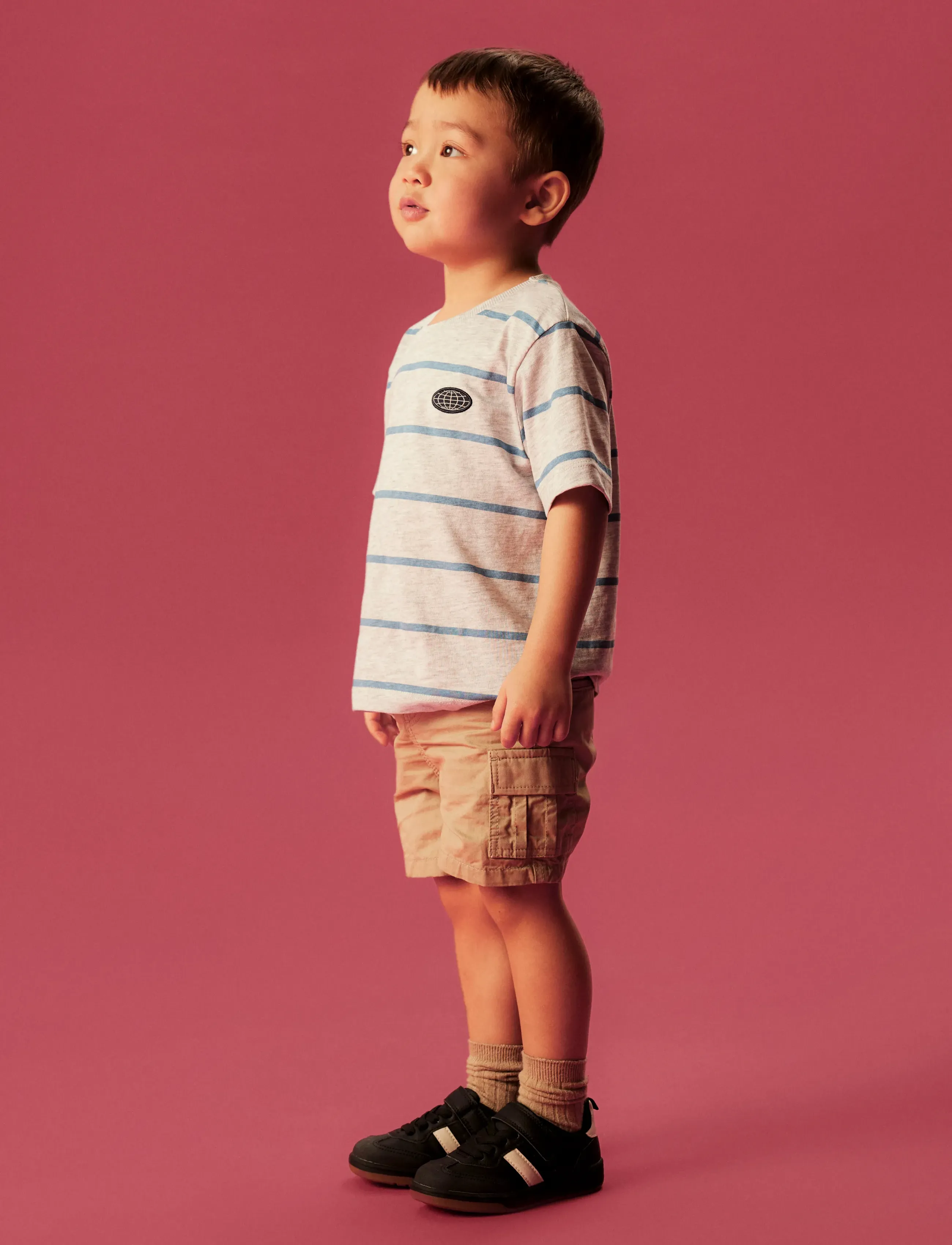 name it - NMMRYAN STRAIGHT CARGO SHORTS 1060-DN TB - cargo shorts - aluminium - 3