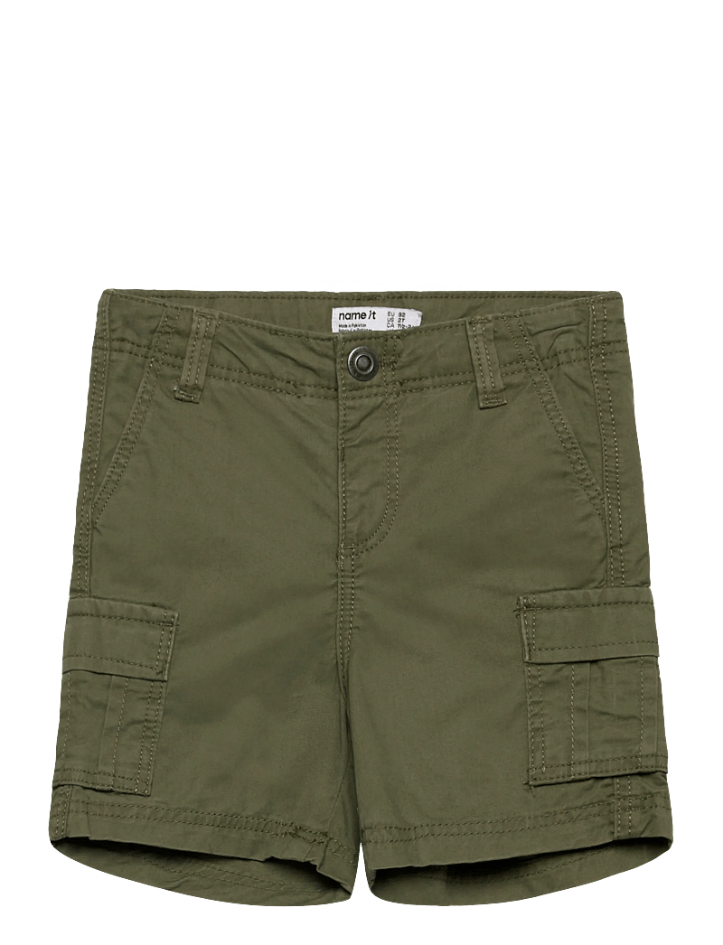 name it - NMMRYAN STRAIGHT CARGO SHORTS 1060-DN TB - cargo shorts - olivine - 0