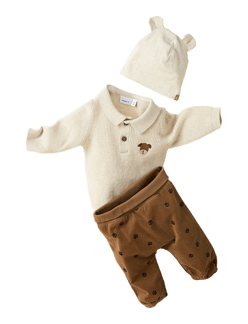 name it - NBMTOMMI PANT - babybukser - toasted coconut - 3
