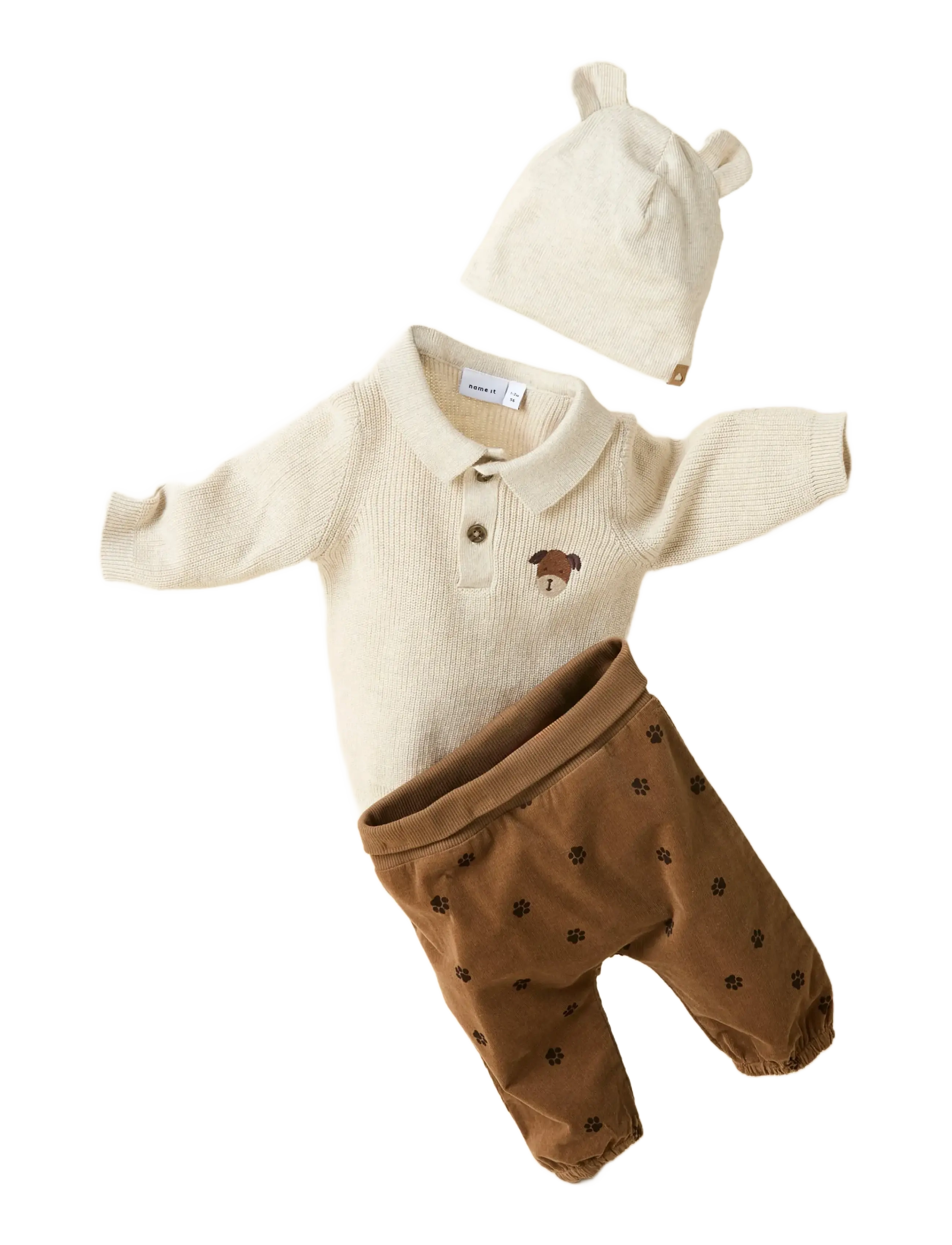 name it - NBMTOMMI PANT - babyhosen - toasted coconut - 3