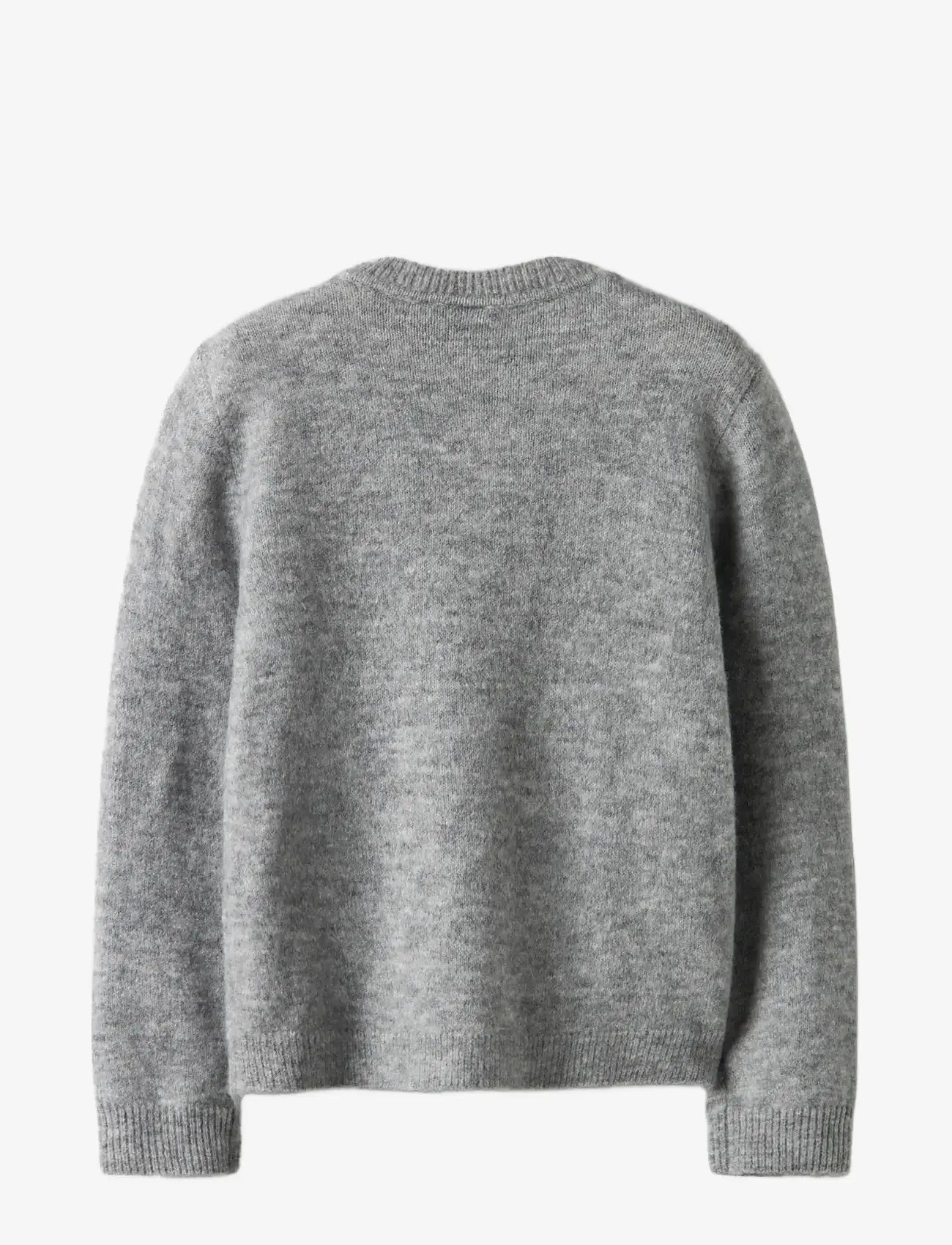 name it - NKFTIKA LS KNIT CARD - cardigans - grey melange - 1